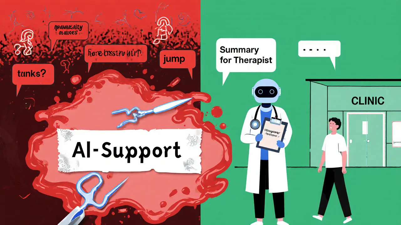 Páska na ránu místo léčby: AI podporuje, ale lidský terapeut řeší hluboké problémy.
