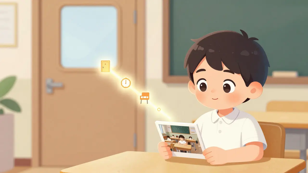 Jak pracovat s úzkostí ze změn u PAS: Expozice a vizualizace