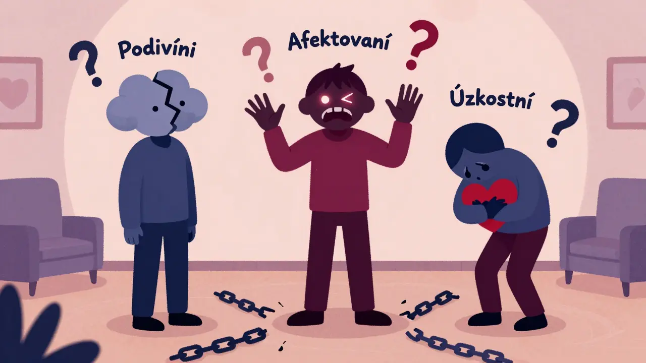 Poruchy osobnosti: Přehled typů a efektivní psychoterapie