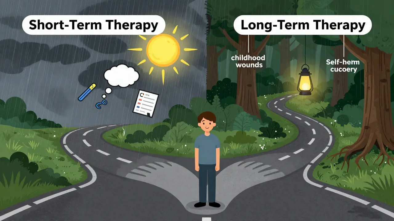 Krátkodobá vs. dlouhodobá terapie deprese: Jak vybrat délku léčby, která vám skutečně pomůže