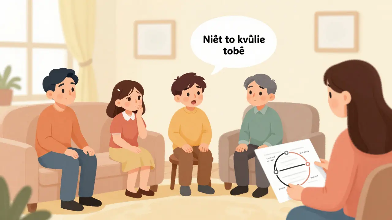 Rodina a poruchy osobnosti: Jak psychoedukace pomáhá příbuzným v terapii