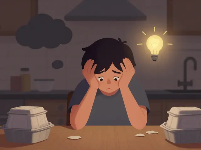 Závislost na jídle a přejídání: Jak psychoterapie pomáhá překonat binge eating