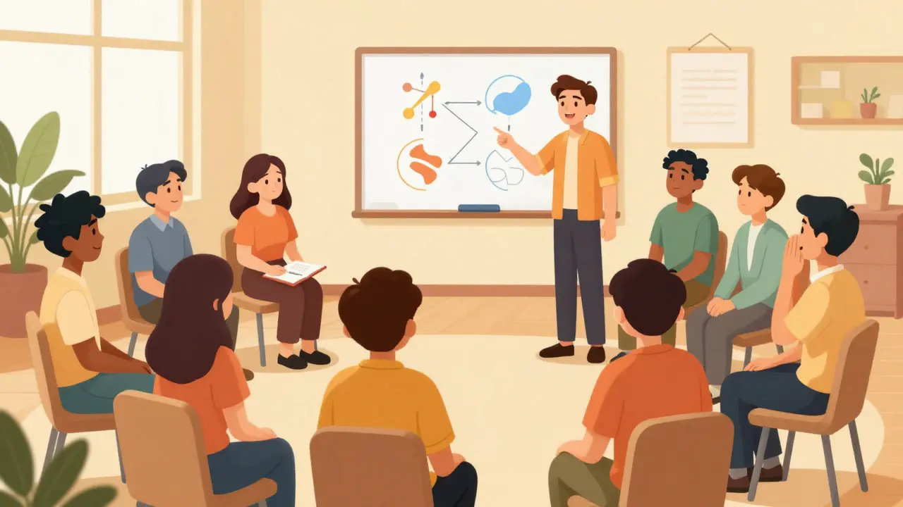 Edukační skupina pro partnery v komunitním centru