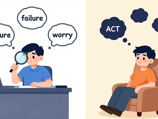 ACT vs. KBT: Rozdíly mezi akceptační a kognitivně-behaviorální terapií