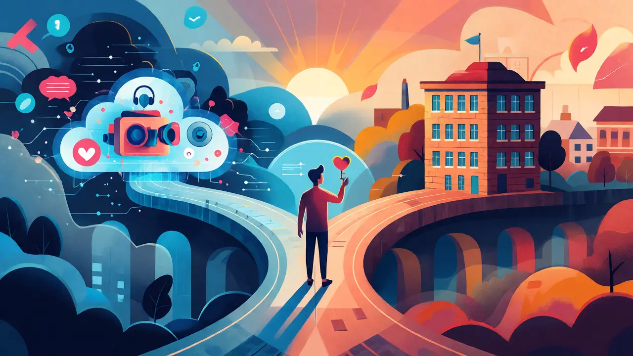 Konceptuální ilustrace budoucího hybridního modelu terapie